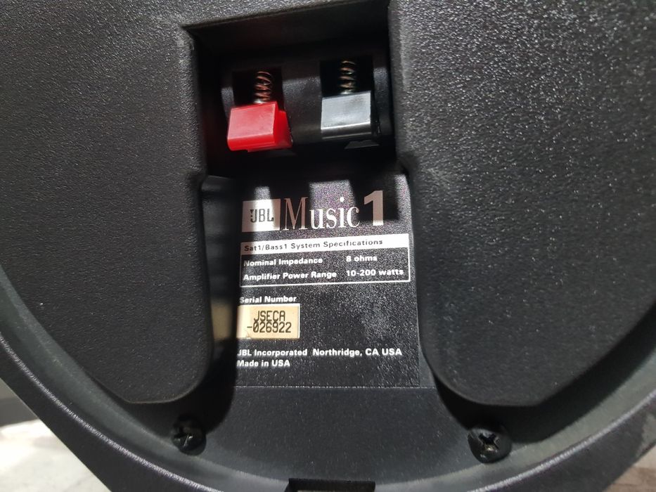 120 Вт! Пасивні сабвуфери JBL MUSIC 1, б/у з Німеччини