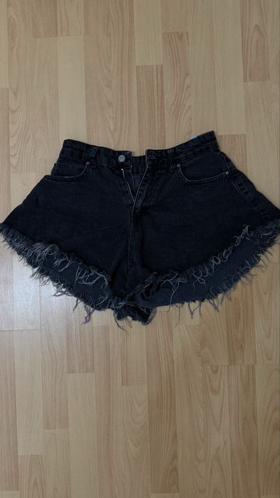 Шорти джинсові чорні