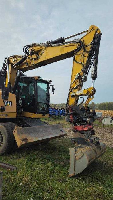 caterpillar 314 f rototilt widły do palet