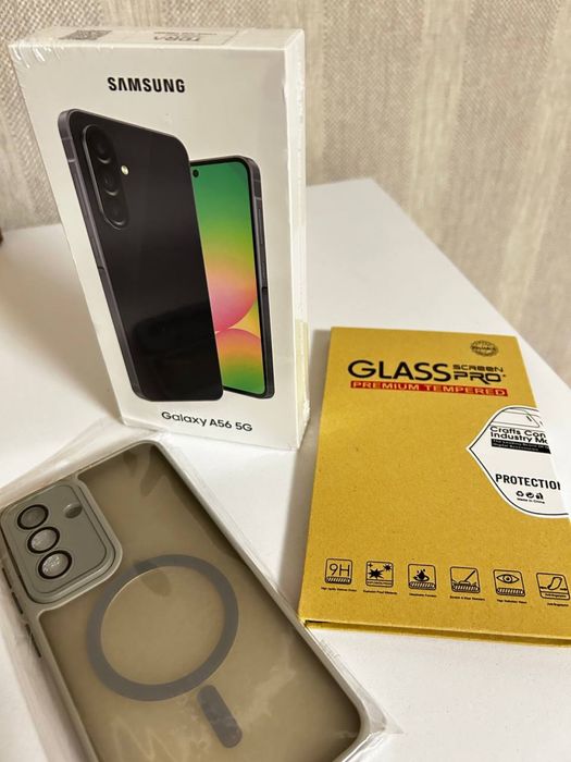 Новий Samsung Galaxy A56 8/128gb 5G в графітовому кольорі.