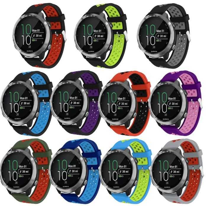Pasek do smartwatch Samsung, Garmin, Huawei Huami, Xiaomi, 20mm kolory