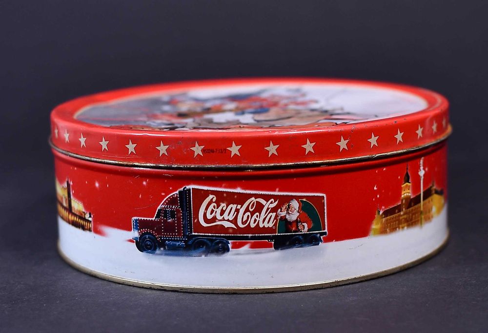 Pudełko Coca Cola Okrągłe 19cm