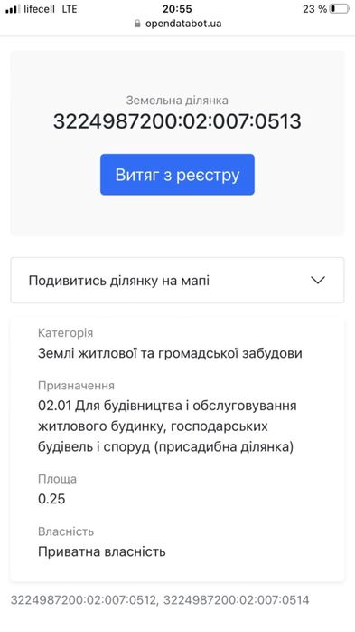 Продам ділянку 35соток під будівництво Київська обл