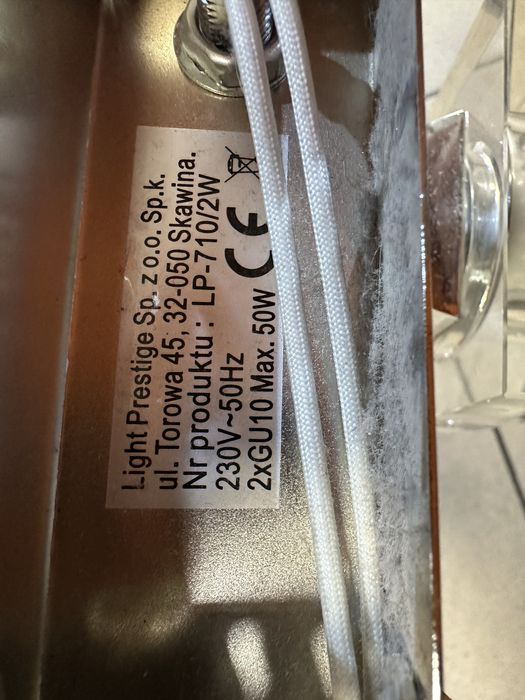 Lampa sufitowa uzywana