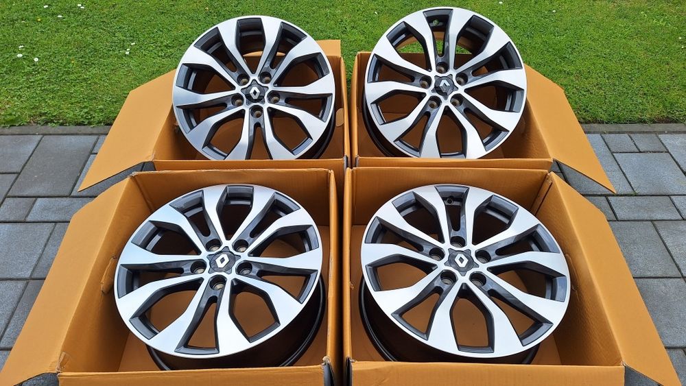 Nowe Alufelgi 5x114,3 R17 Renault Megane IV Kadjar Captur Kangoo Trafic Talisman Duster Nissan Qashqai Juke