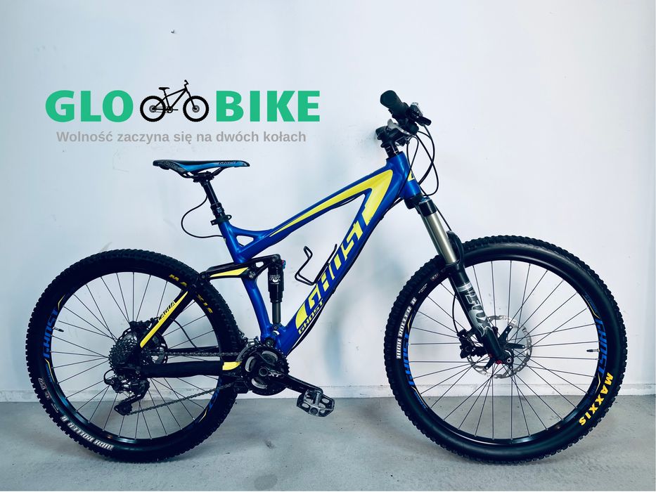Rower górski Ghost Cagua 6550 / FULL / MTB / FOX / XT / Rozmiar M / Koła 27,5”