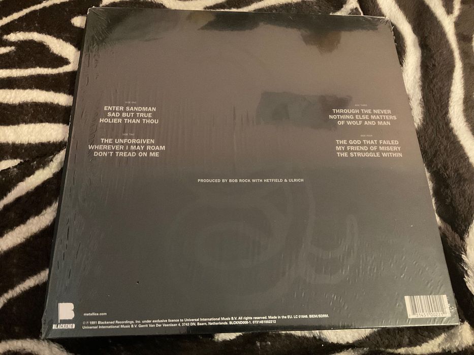 METALLICA - Metallica REMASTERED (2 LP) - 180 GRAM 2015