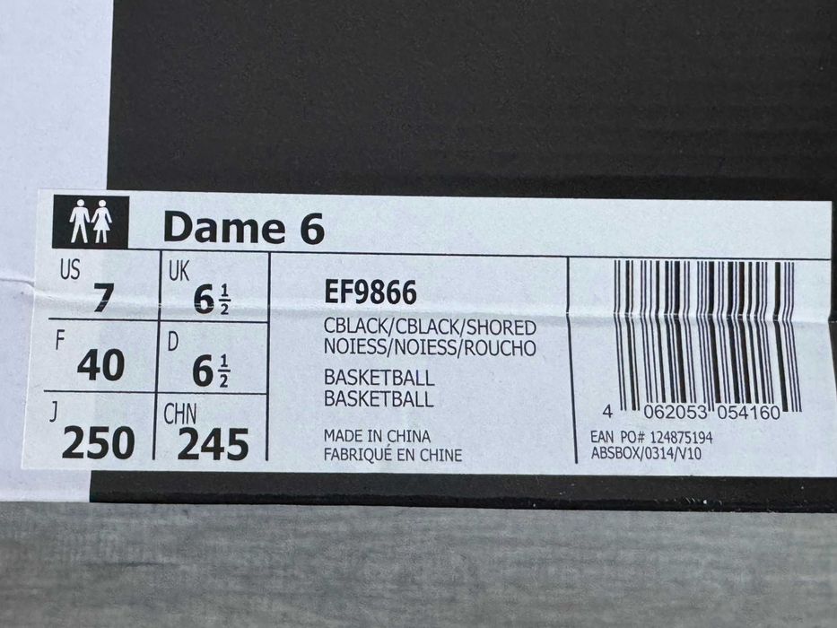 buty ADIDAS dame 6 - uk 6,5 us 7 - 40 -25 cm
