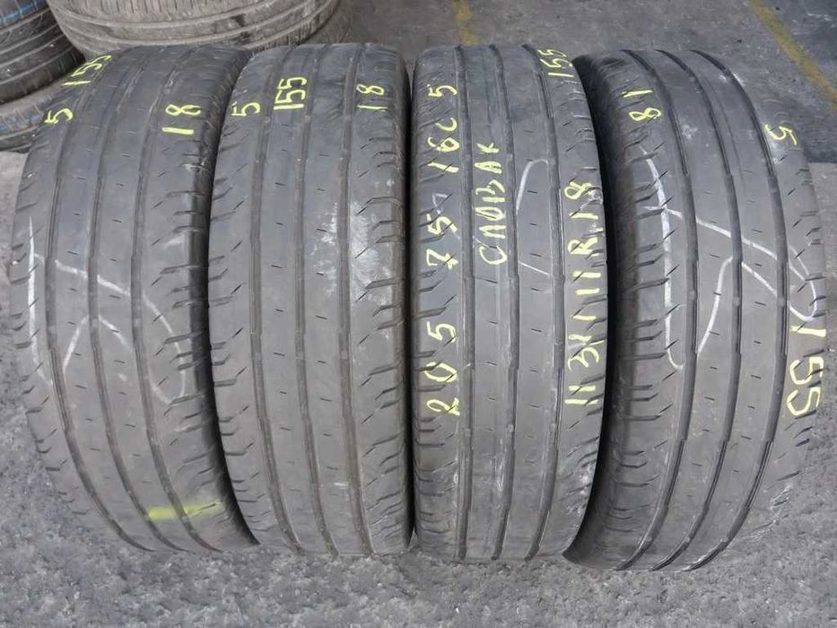 205/75 R16c 113/111R Continental VanContact200 літо 4штуки шини б/у