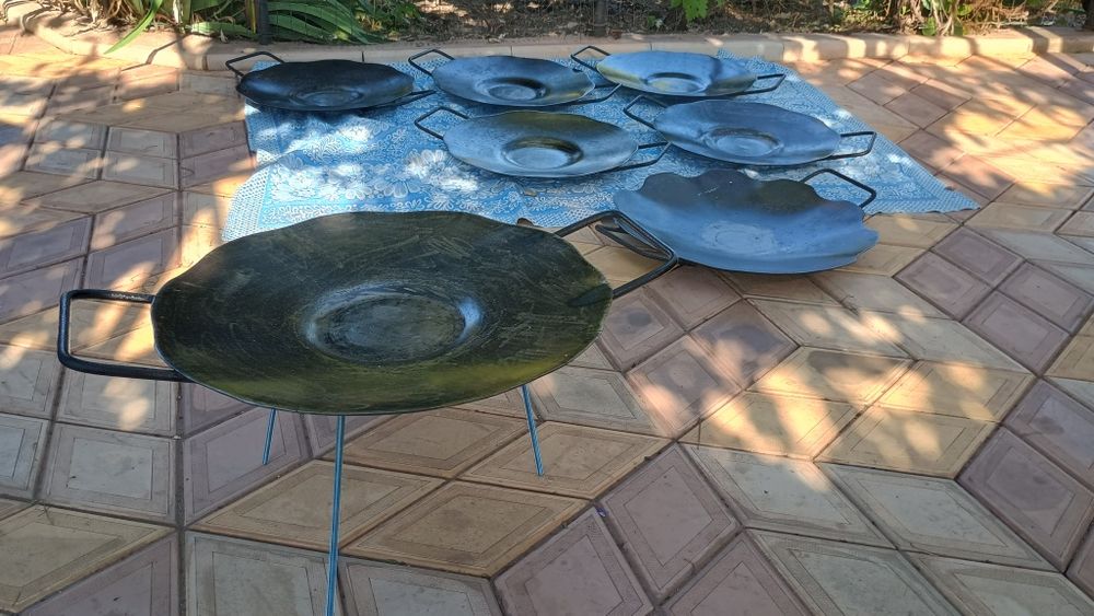 Сковорода з борони, з диску борони