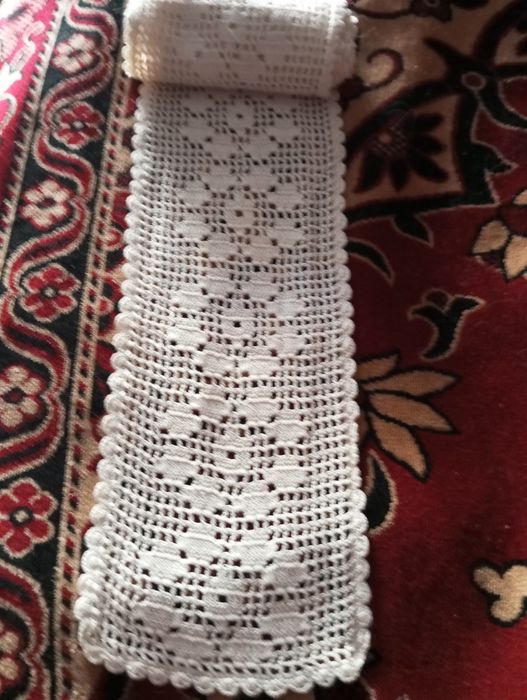 Вязаные подзоры филейное