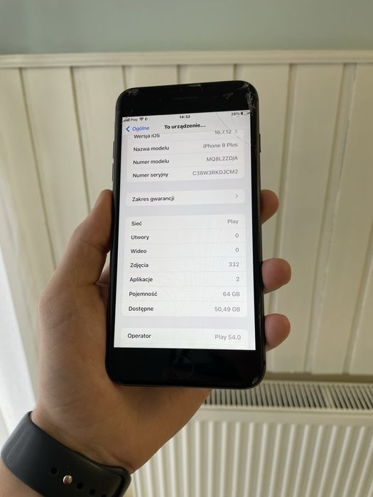 iPhone 8 Plus 64 GB ładny telefon apple iphon iOS samsung
