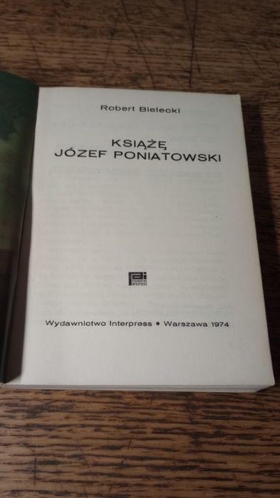 Książę Józef Poniatowski. Robert Bielecki