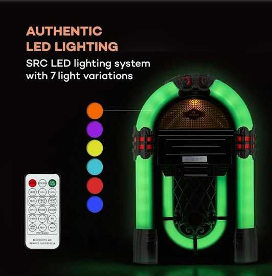 Музичний автомат Auna Kentucky Jukebox 50 см BT FM USB SD MP3 CD