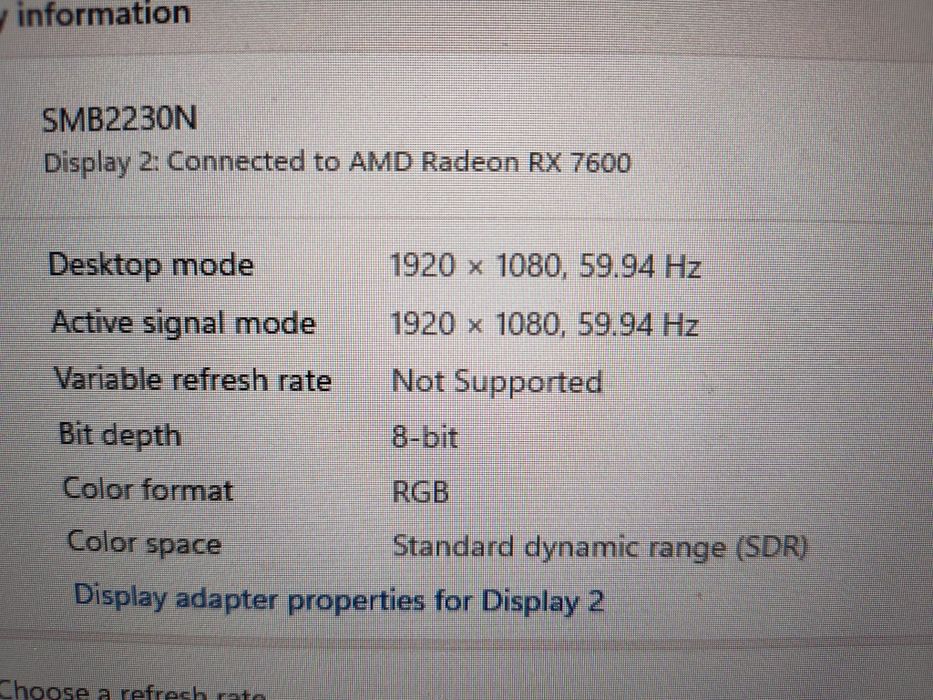 Samsung SyncMaster B2230 60hz