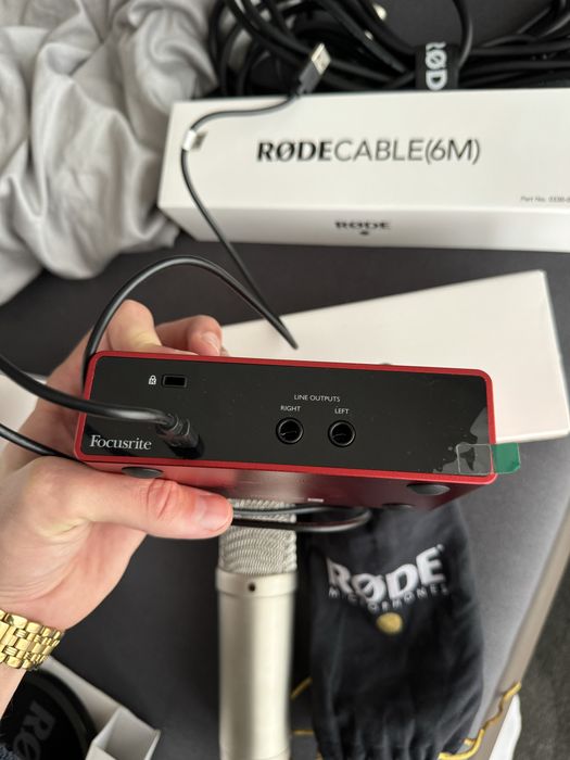 Rode nt1-a microphone novo