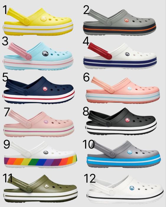 Crocs Сабо Crocband Light Grey/Navy унісекс крокс