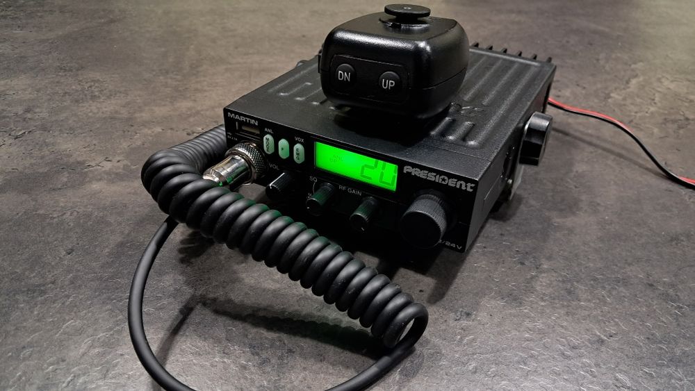 Cb Radio President Martin.