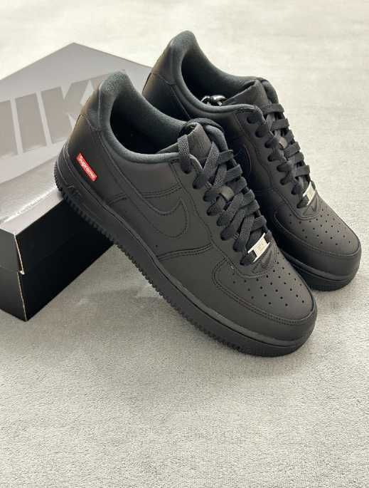Buty Nike air force 1 Supreme Czarny buty force 1 NOWE 41