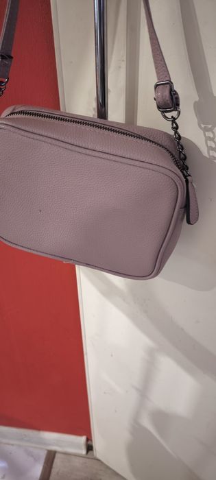 Liliowa torebka na ramię