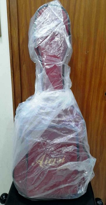 Estojo para guitarra clássica.
