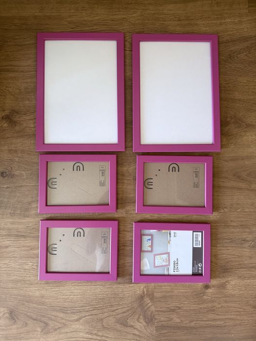 Molduras para fotos  em rosa