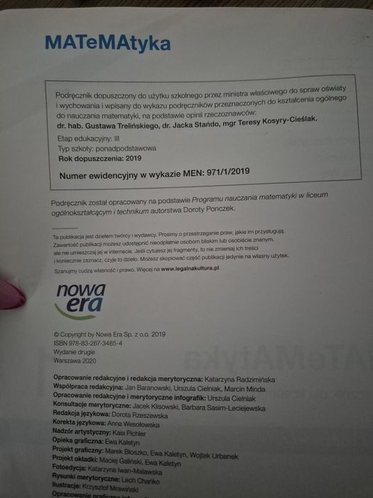 MATeMAtyka 1 - zakres podstawowy