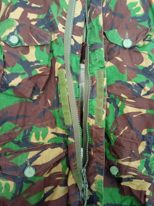 Smock militar Exército Britânico casaco camuflado DPM Woodland L/XL