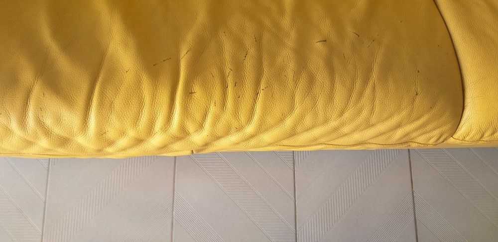 SOFÁ  EM PELE ,com 2 metros comprimento .