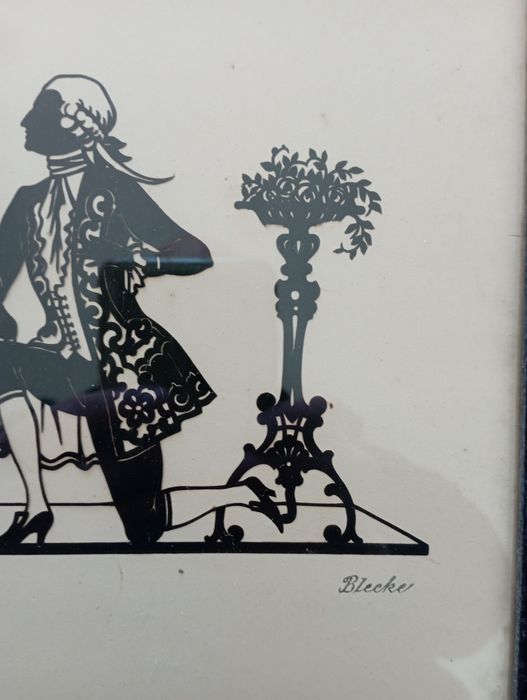 Arte em silhueta Scherenschnitte
