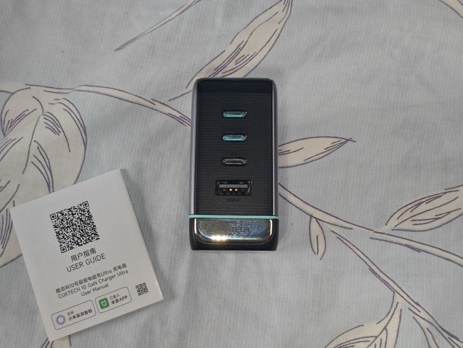 Зарядний пристрій зарядний пристрій CUKTECH ULTRA 120W з дисплеєм для турбо зарядки смартфонів Xiaomi Poco Redmi