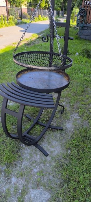 Grill ogrodowy kuty kowalstwo artystyczne