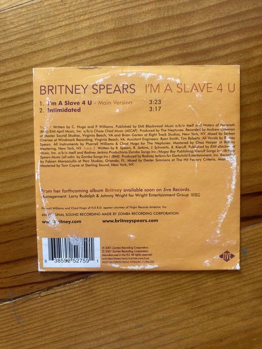 Britney Spears - I’m a Slave 4 U Single
