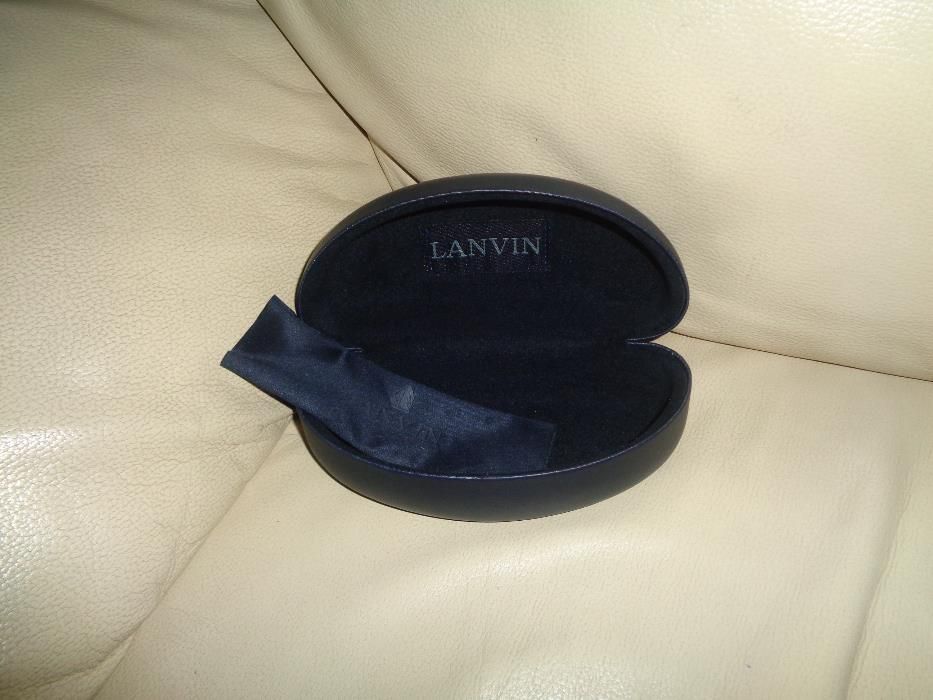 LANVIN nowe oryginalne etui pokrowiec na duże okulary słoneczne OKAZJA