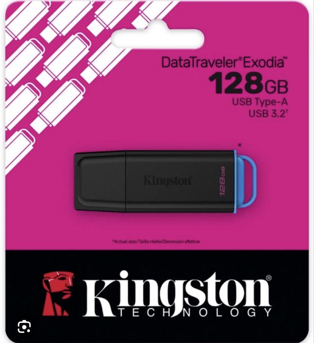 Флеш пам'ять USB Kingston DataTraveler Exodia 128GB USB 3.2