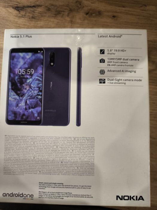 Telemóvel Nokia 5.1 Plus 32GB com capa