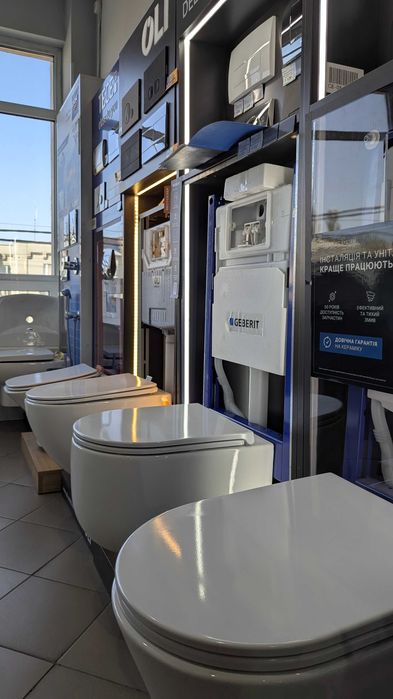 Унітази та інсталяції від 1500 грн