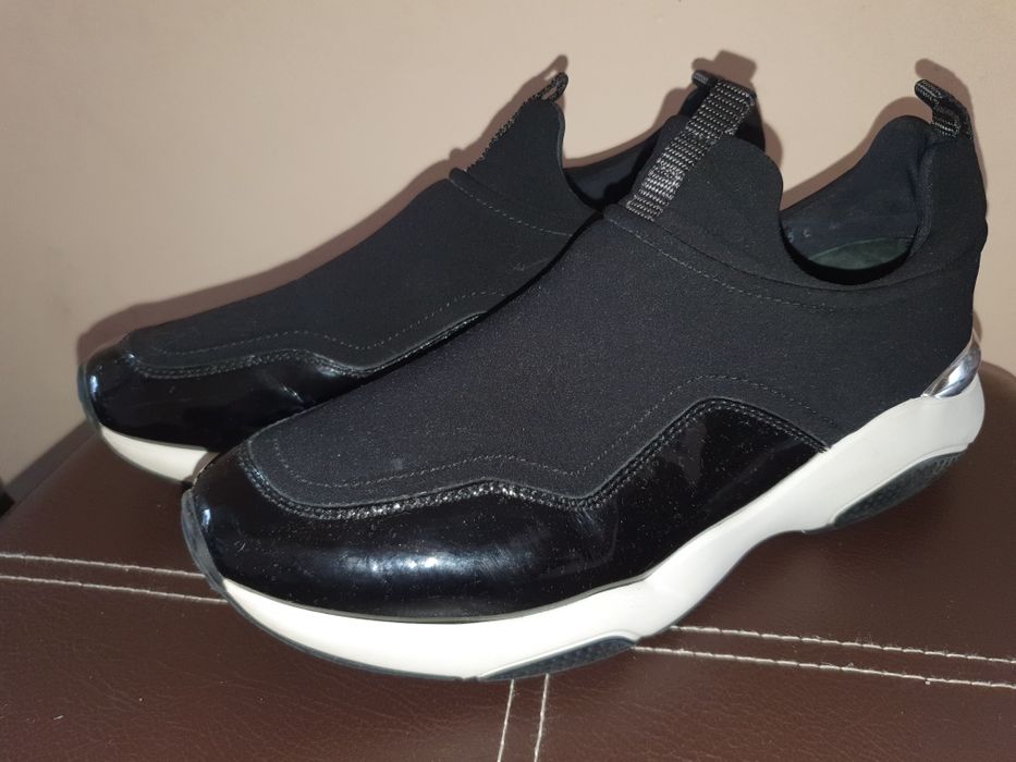 Salvatore Ferragamo czarne buty sneakersy damskie Rozmiar 36