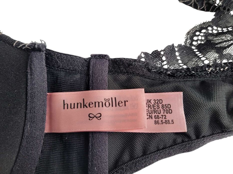 Czarny stanik biustonosz 70D Hunkemöller bielizna damska