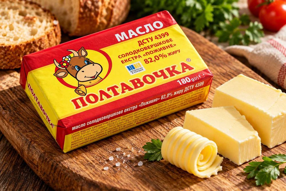 Натуральне Вершкове Масло 82% и 73% ОПТ