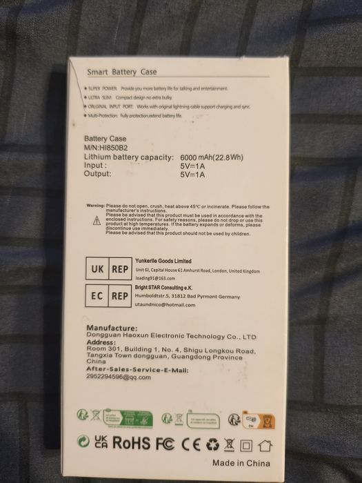 Чохол акумулятор до iPhone 6