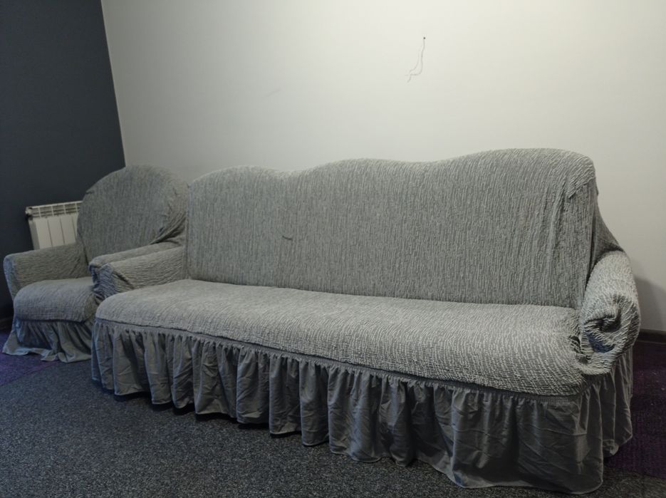 Накидка на диван та два крісла