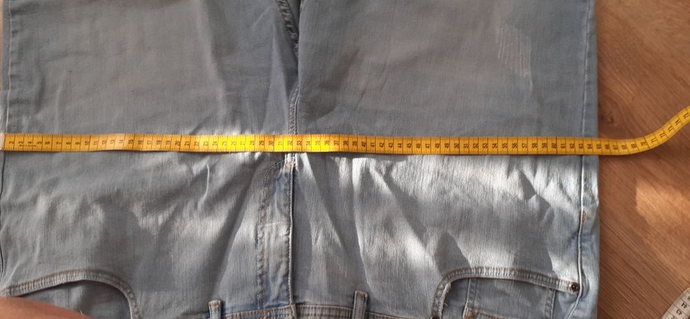 Bermudy jeansowe duże