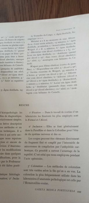 Gazeta de Medicina muito antiga - Vintage