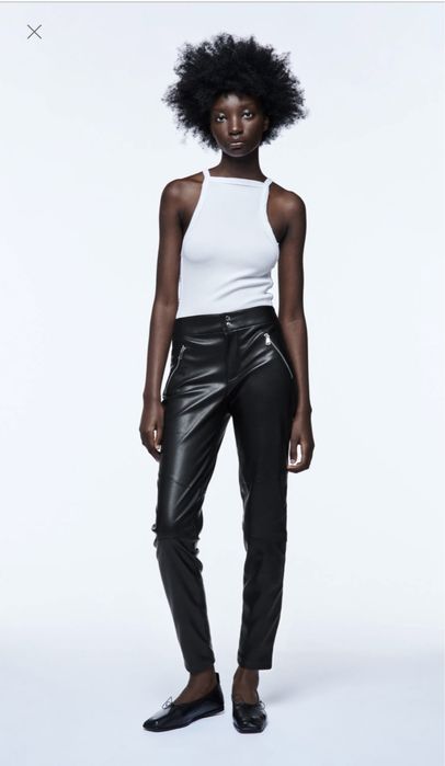 Штани з екошкіри від Zara, Marks&Spencer !