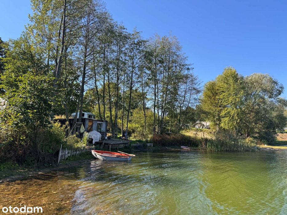 Działka nad jeziorem z własną linią brzegową - Malerzowice Wielkie