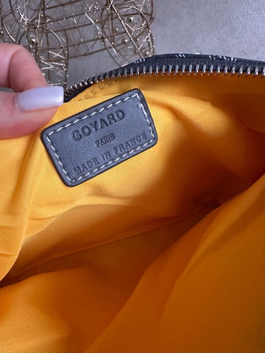 Клатч косметичка Goyard Poukh сірий