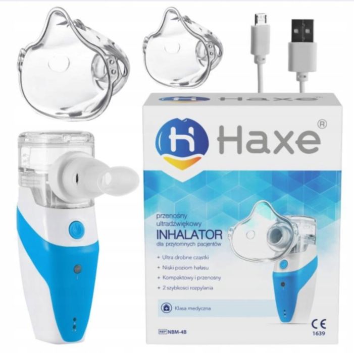inhalator przenośny ultradźwiękowy Haxe model NBM-4B.