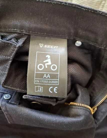 Męski spodnie Motocyklowe 34/32 SECA SQUADRON