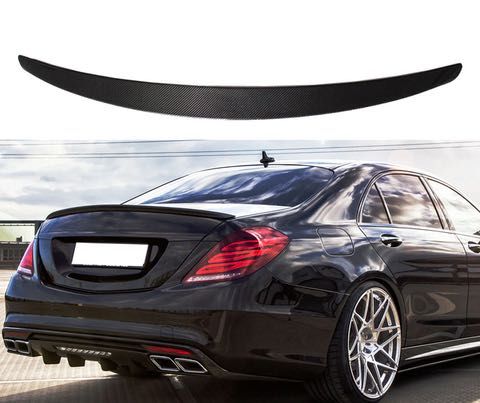 Спойлер на Mercedes W222 бленда накладка на багажник ляду бленда 222